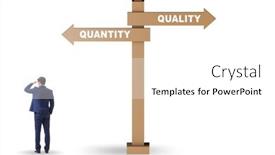  Presentation with trade - PPT layouts with concept-of-trade-off-between background and a white colored foreground