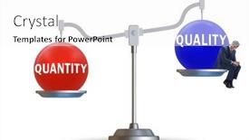  Presentation with trade - PPT theme consisting of concept-of-trade-off-between background and a white colored foreground