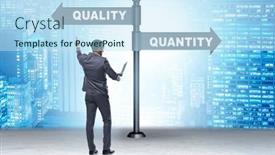  Presentation with trade - Presentation consisting of concept-of-trade-off-between background and a sky blue colored foreground