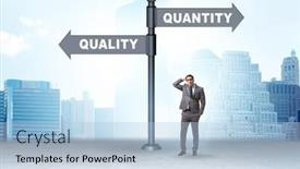  Presentation with trade - Presentation theme consisting of concept-of-trade-off-between background and a light blue colored foreground