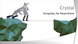  Presentation with business competition - Slides with concept-of-unethical-business-competition background and a white colored foreground