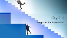  Presentation with unfair - Colorful presentation theme enhanced with concept-of-unfair-treatment backdrop and a light blue colored foreground