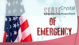  Presentation with emergency - Audience pleasing PPT layouts consisting of concept-of-usa-state backdrop and a sky blue colored foreground