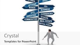  Presentation with investment - Slides having concept-of-various-financial-investment background and a white colored foreground