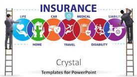  Presentation with insurance - Audience pleasing PPT layouts consisting of concept-of-various-types backdrop and a white colored foreground
