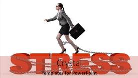  Presentation with stress - Slides having concept-of-work-related-stress background and a red colored foreground