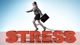  Presentation with stress - Presentation with concept-of-work-related-stress background and a red colored foreground