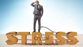  Presentation with related - Slide set consisting of concept-of-work-related-stress background and a yellow colored foreground