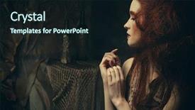  Presentation with once upon time - PPT theme featuring house creative concept once upon background and a wine colored foreground