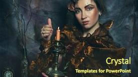  Presentation with once upon time - Slide set with house creative concept once upon background and a wine colored foreground