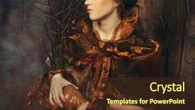  Presentation with once upon time - Audience pleasing slide set consisting of house creative concept once upon backdrop and a tawny brown colored foreground