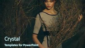  Presentation with once upon time - Cool new presentation design with house creative concept once upon backdrop and a tawny brown colored foreground