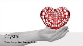  Presentation with child protection - Presentation consisting of concept or conceptual 3d red background and a light gray colored foreground