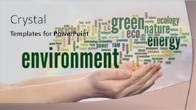  Presentation with energy conservation - Audience pleasing presentation theme consisting of concept or conceptual abstract green ecology conservation word cloud text man hand rainbow sky background for environment recycle earth clean alternative protection energy eco friendly or bio backdrop and a light gray colored foreground