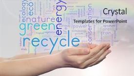  Presentation with eco friendly environment - Slide set having concept-or-conceptual-abstract-green background and a lemonade colored foreground