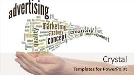  Presentation with corporate advertising - Audience pleasing slides consisting of focus market value product advertising backdrop and a lemonade colored foreground