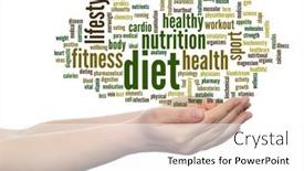  Presentation with health wellness - Beautiful PPT theme featuring concept-or-conceptual-abstract-word backdrop and a white colored foreground