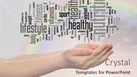  Presentation with sky rainbow - Beautiful PPT layouts featuring concept-or-conceptual-abstract-word backdrop and a lemonade colored foreground