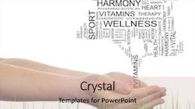  Presentation with black white tree - Theme having concept or conceptual black health text word cloud or tagcloud as tree in man or woman hand isolated on white background with grass background and a soft green colored foreground