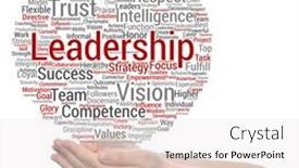  Presentation with strategy management - Beautiful PPT layouts featuring concept or conceptual business leadership management value word cloud in hand isolated on background metaphor to strategy success achievement responsibility authority intelligence or competence backdrop and a white colored foreground