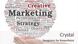  Presentation with business value - Beautiful PPT theme featuring concept or conceptual business marketing target word cloud in hand isolated on background metaphor to advertising strategy promotion branding value performance planning challenge or development backdrop and a white colored foreground