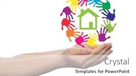  Presentation with green building ecology concept - 