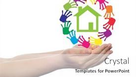  Presentation with green building ecology concept - 