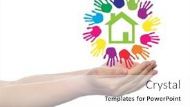  Presentation with green building ecology concept - 