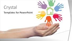 Presentation with handprints - 
