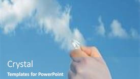  Presentation with internet communication - Presentation theme featuring pulse - close up medical stethoscope background and a light gray colored foreground