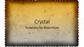  Presentation with old brown paper texture - Slide deck featuring concept or conceptual old vintage brown golden paper background metaphor to antique grunge texture retro aged grungy ancient dirty torn damaged stained frame manuscript material designs background and a yellow colored foreground