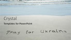  Presentation with text message - PPT theme enhanced with concept-or-conceptual-pray background and a light gray colored foreground