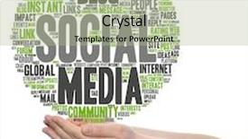  Presentation with community - Audience pleasing slide set consisting of concept or conceptual social media marketing or communication abstract word cloud in hand isolated on background metaphor to networking community technology advertising global worldwide tagcloud backdrop and a mint green colored foreground