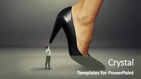  Presentation with supervision - Beautiful slide set featuring pressure - concept photo of businessman backdrop and a  colored foreground