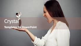  Presentation with photo - Colorful PPT layouts enhanced with concept photo of big boss backdrop and a  colored foreground