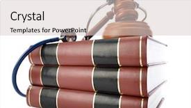  Presentation with medical legal - Theme enhanced with concept related to medical lawsuit background and a light gray colored foreground