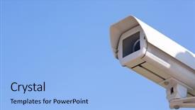  Presentation with focus - Presentation theme featuring concept selective focus on nearest background and a light blue colored foreground