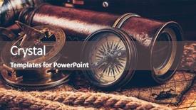  Presentation with vintage world travel - Audience pleasing presentation theme consisting of concept still life background - old backdrop and a gray colored foreground