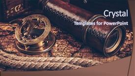  Presentation with vintage world travel - Presentation theme enhanced with concept still life background - old background and a wine colored foreground