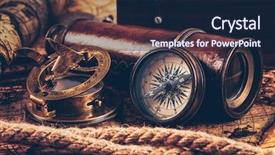  Presentation with vintage world travel - Slides featuring concept still life background - old background and a navy blue colored foreground