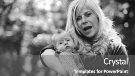  Presentation with violence child - Slide deck consisting of concept story from wild divorce background and a gray colored foreground