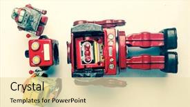  Presentation with technical support - Presentation theme enhanced with concept technical support woth background and a lemonade colored foreground