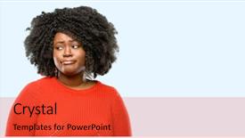  Presentation with future - Cool new PPT theme with concept uncertain future blue background backdrop and a red colored foreground