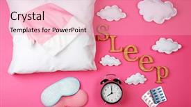  Presentation with sleep - Audience pleasing slide deck consisting of concept with accessories on color backdrop and a lemonade colored foreground