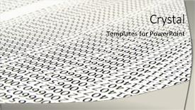  Presentation with database - Amazing PPT layouts having concept with printed and code backdrop and a sky blue colored foreground