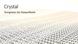  Presentation with database - Cool new slides with concept with printed and code backdrop and a  colored foreground