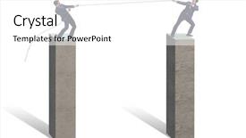  Presentation with tug of war sport - Slide deck enhanced with concept with tug of war background and a white colored foreground