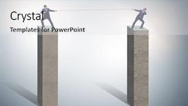  Presentation with tug of war sport - Presentation theme with concept with tug of war background and a white colored foreground