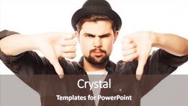  Presentation with people - Amazing theme having concept young man doing bad backdrop and a  colored foreground