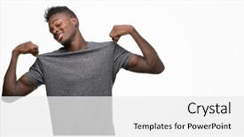  Presentation with african american sex - Presentation design consisting of concepts ego - young african american man wearing background and a white colored foreground